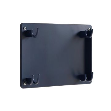 Slate Crest Empty Wall-Mounted Tool Organizer Panel - Navy