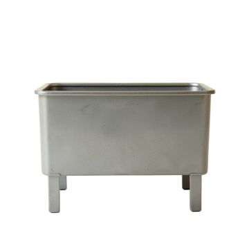 Maple Crest Empty Raised Planter - Gray