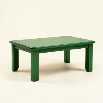 Ash Edge Coffee Table - Green (synthetic illustration; no displayed measurements)
