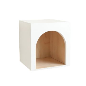 Spruce Brook Wall-Mounted Cat Perch - White