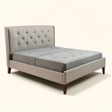 Chadwick Tufted Upholstered Low Profile Platform Bed (synthetic illustration; no displayed measurements)