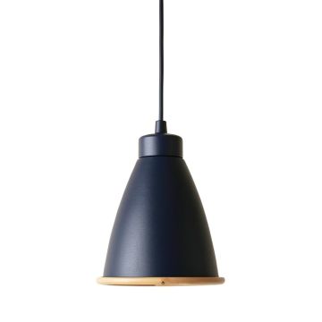 Hill Crossing Pendant Light Suspended From One Plain Cable - Navy