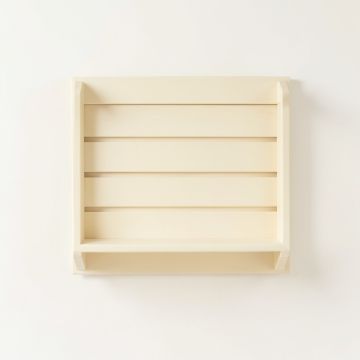 Vale Dell Empty Wall-Mounted Tool Organizer Panel - Cream (synthetic illustration; no displayed measurements)