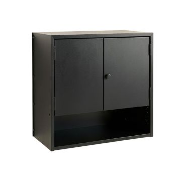 Cliff Bend Wall-Mounted Laundry Cabinet - Black