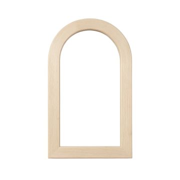 Rowan Branch Framed Wall Mirror - Beige