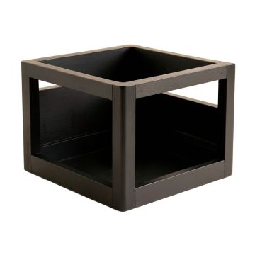Elm Branch Empty Furniture-Style Pet Crate - Black