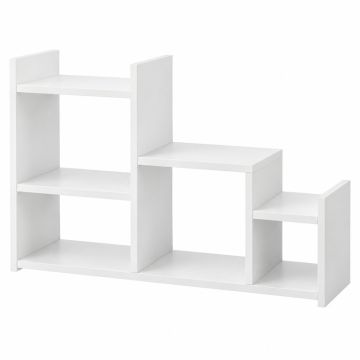 Rowan Dell Desktop Shelving Unit - White