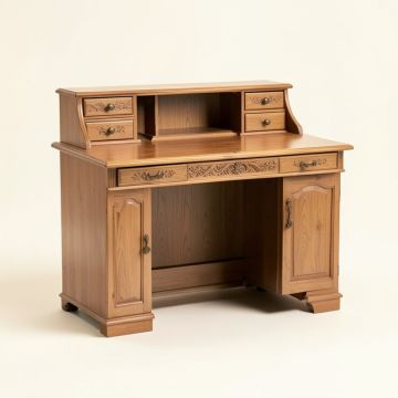 Azariyah Writing Desk With Hutch (synthetic illustration; no displayed measurements)