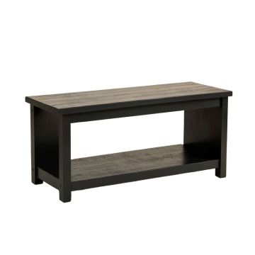 Ridge Crossing Indoor Bench - Black