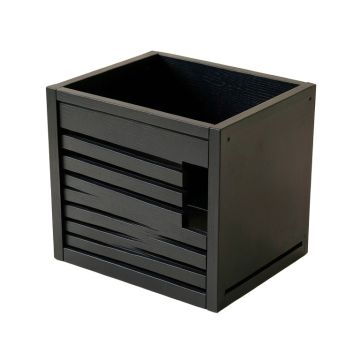 Olive Canyon Empty Furniture-Style Litter Enclosure - Black