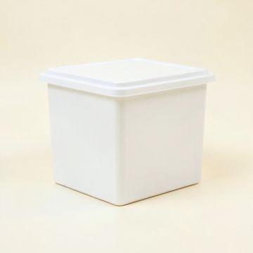 Flint Brook Closed Outdoor Storage Box - White (synthetic illustration; no displayed measurements)