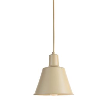 Vale Bluff Pendant Light Suspended From One Plain Cable - Beige