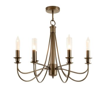 Abbondanza 6 - Light Candle Style Drum Chandelier (synthetic illustration; no displayed measurements)