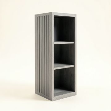 Holly Canyon Narrow Cubby Tower - Gray (synthetic illustration; no displayed measurements)