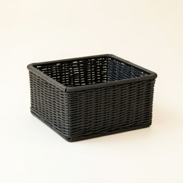Lake Bend Empty Storage Basket - Black (synthetic illustration; no displayed measurements)