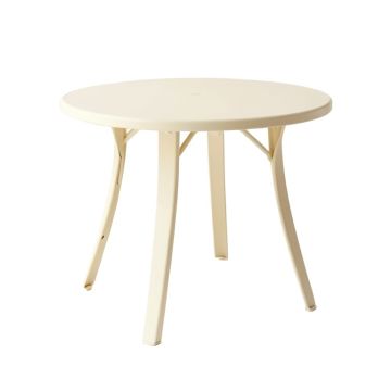 Stone Bend Patio Table - Ivory (synthetic illustration; no displayed measurements)