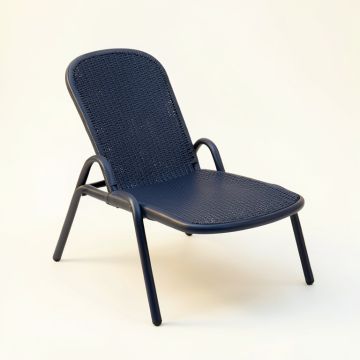 Bay Arc Outdoor Lounge Chair (synthetic illustration; no displayed measurements)