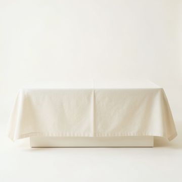 Maple Bend Flat Bed Sheet - Ivory (synthetic illustration; no displayed measurements)