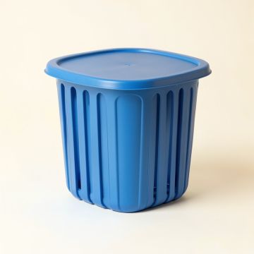 Birch Crest Laundry Hamper - Blue (synthetic illustration; no displayed measurements)