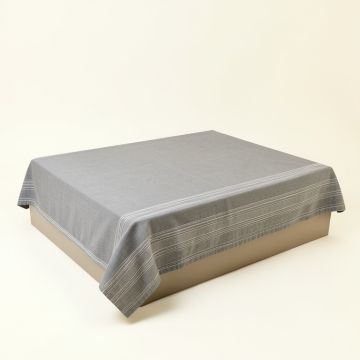 Summit Edge Flat Bed Sheet - Gray (synthetic illustration; no displayed measurements)