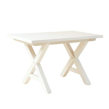 Vale Arc Patio Table - White