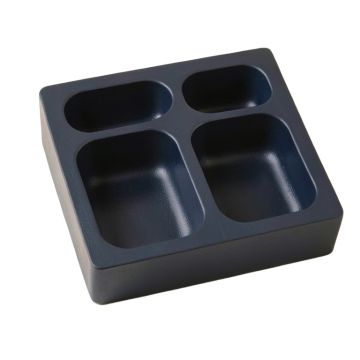 Wren Arc Empty Pantry Drawer Organizer Insert - Navy (synthetic illustration; no displayed measurements)
