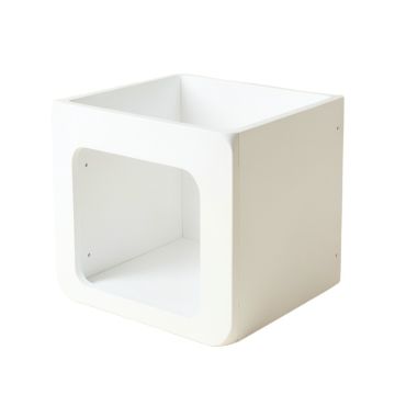 Vale Edge Empty Furniture-Style Litter Enclosure - White
