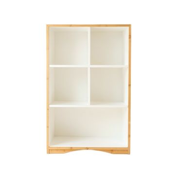 Alder Crossing Freestanding Bookcase - White