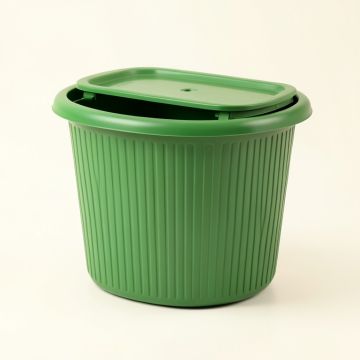Spruce Bridge Laundry Hamper - Green (synthetic illustration; no displayed measurements)