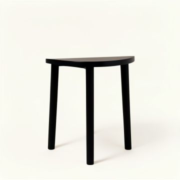 Aspen Branch Compact Balcony Table - Black (synthetic illustration; no displayed measurements)