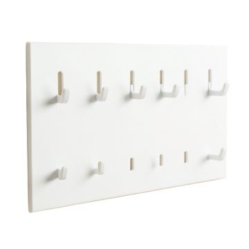 Brook Branch Empty Wall-Mounted Tool Organizer Panel - White