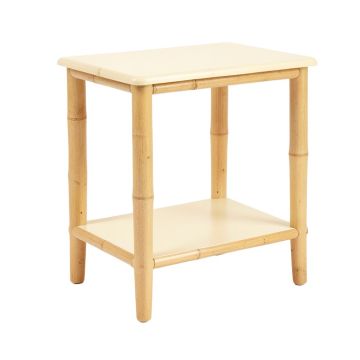 Oak Crossing Side Table - Cream