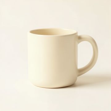 Dune Canyon Ceramic Mug - Ivory (synthetic illustration; no displayed measurements)