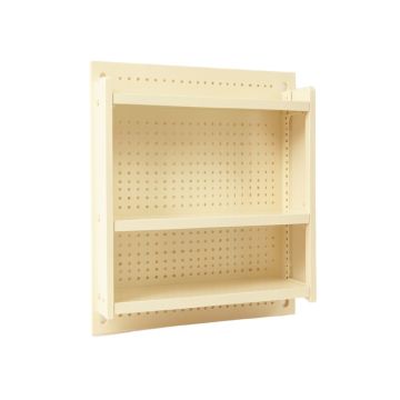 Hazel Canyon Empty Wall-Mounted Tool Organizer Panel - Cream