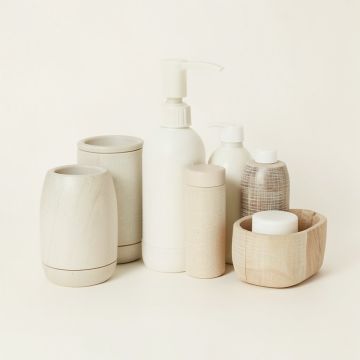 Loeffler Rustic 8 Piece Bathroom Accessory Set (synthetic illustration; no displayed measurements)