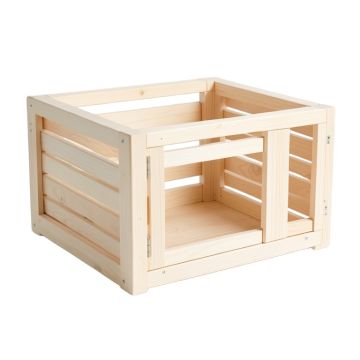 Bay Canyon Empty Furniture-Style Pet Crate - Ivory