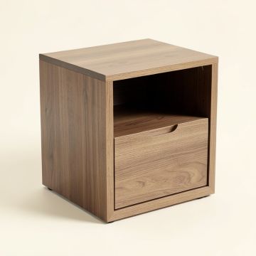 Roger End Table With Storage (synthetic illustration; no displayed measurements)