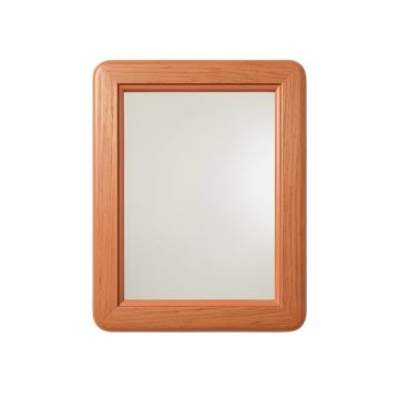 River Crest Framed Wall Mirror - Terracotta