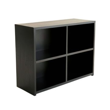 Clay Crest Desktop Shelving Unit - Black