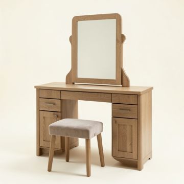 Denerick Vanity Set With Stool And Mirror (synthetic illustration; no displayed measurements)