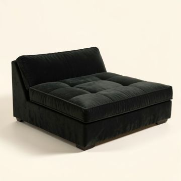 Syliva 80 '' Velvet Recessed Arm Sleeper (synthetic illustration; no displayed measurements)