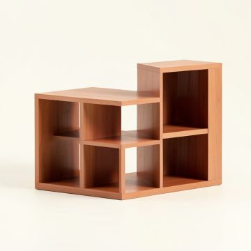 Spruce Brook Desktop Shelving Unit - Terracotta (synthetic illustration; no displayed measurements)