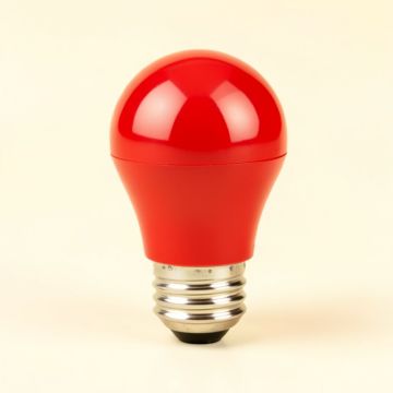 25 Watt Equivalent Red E12/Candelabra Led Light Bulb (synthetic illustration; no displayed measurements)
