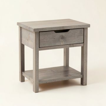 Ridge Bridge Nightstand - Gray (synthetic illustration; no displayed measurements)