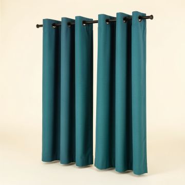 Whitnash Solid Blackout Thermal Grommet Curtain Panels (synthetic illustration; no displayed measurements)