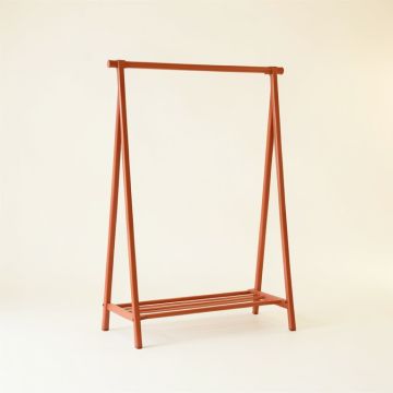 Fern Bridge Empty Garment Rack - Terracotta (synthetic illustration; no displayed measurements)