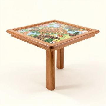 2000 Piece 72 '' Maple Deluxe Puzzle Table (synthetic illustration; no displayed measurements)