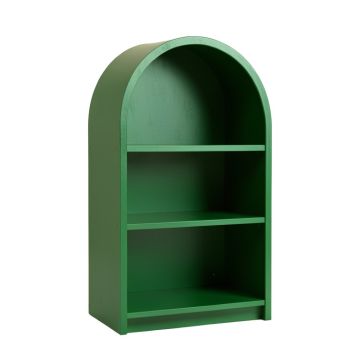 Alder Bend Freestanding Bookcase - Green (synthetic illustration; no displayed measurements)