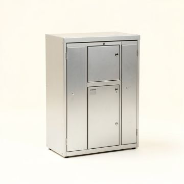 High Security 7 Door Front Load 4C Horizontal Mail Center (synthetic illustration; no displayed measurements)