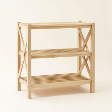 Laurel Bend Empty Seed-Starting Shelving Unit Without Lights - Beige (synthetic illustration; no displayed measurements)